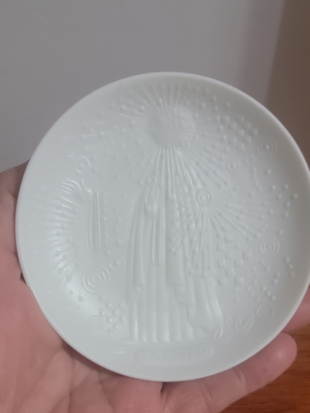 Rosenthal Magic Flute "Sarastro" Small Plate By Bjorn Wiinblad